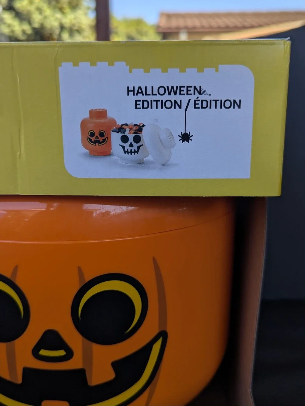 LEGO Halloween Large Pumpkin Storage Head